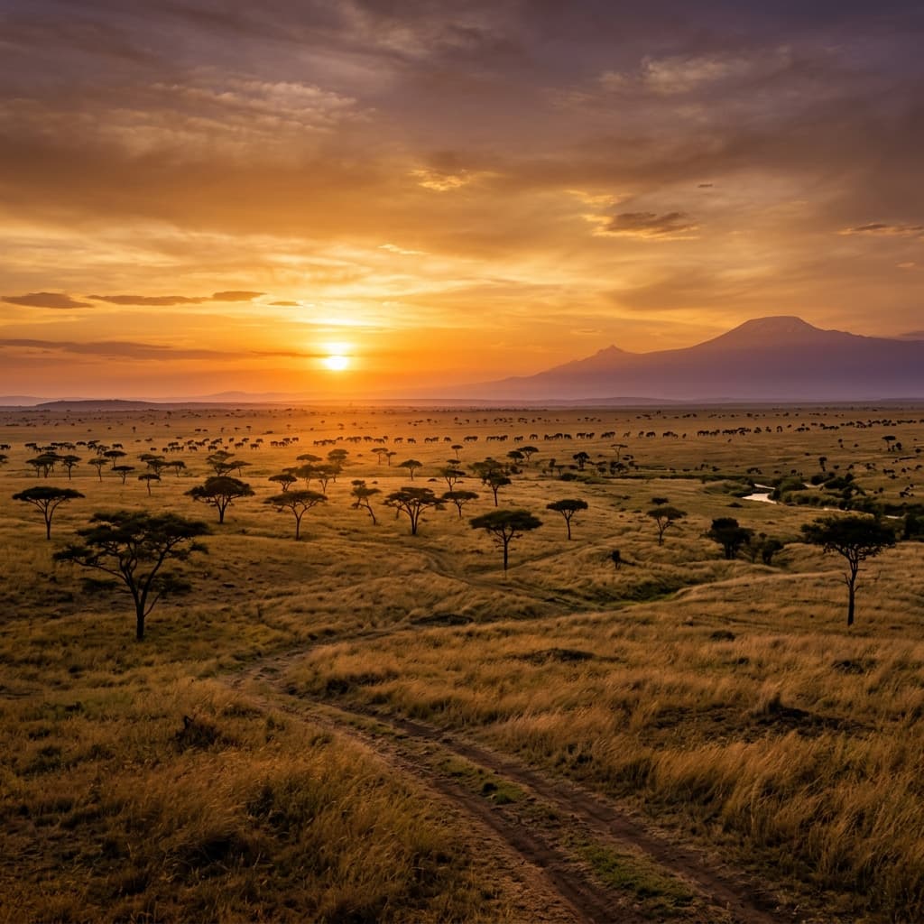 Serengeti Sunset
